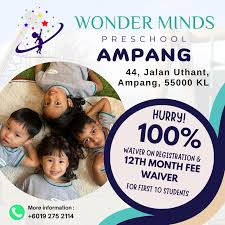 Wonder Minds Preschool, Ampang