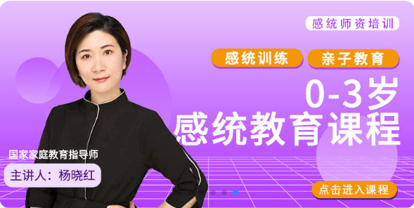 杨晓红｜感统训练+亲子教育 (共含11节）