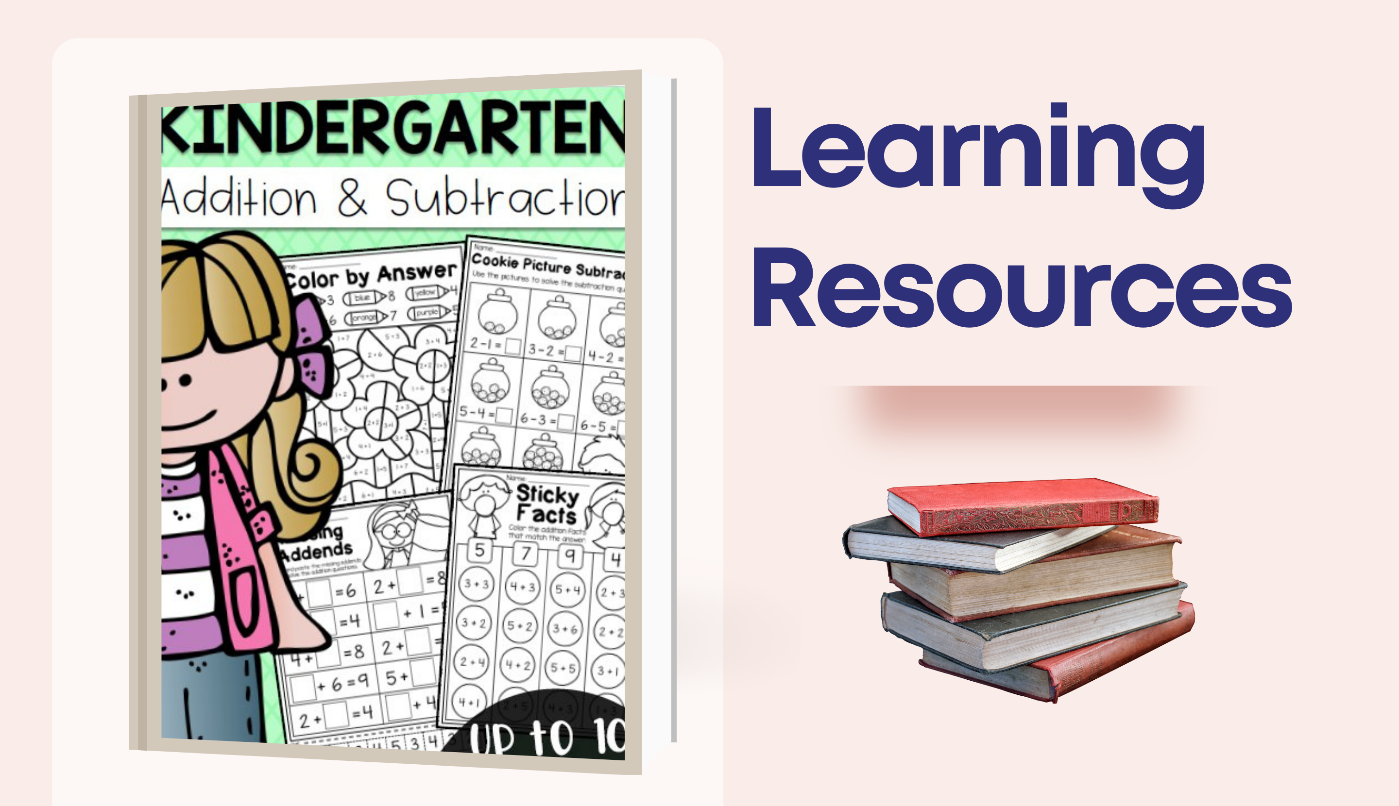 C035 - Kindergarten Addition and Subtraction Worksheets