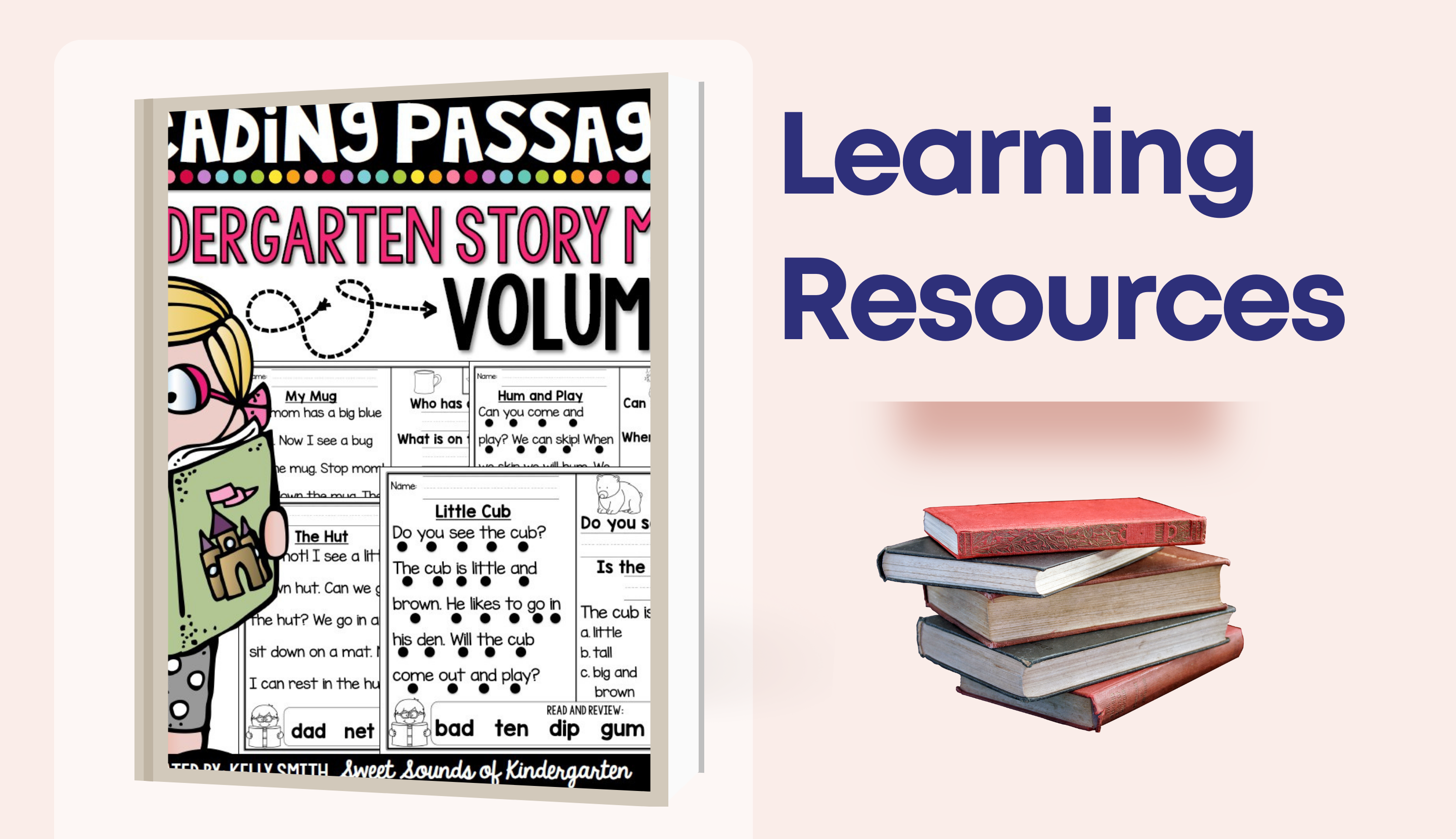 C040 - Reading Passages Kindergarten Story Mats V3