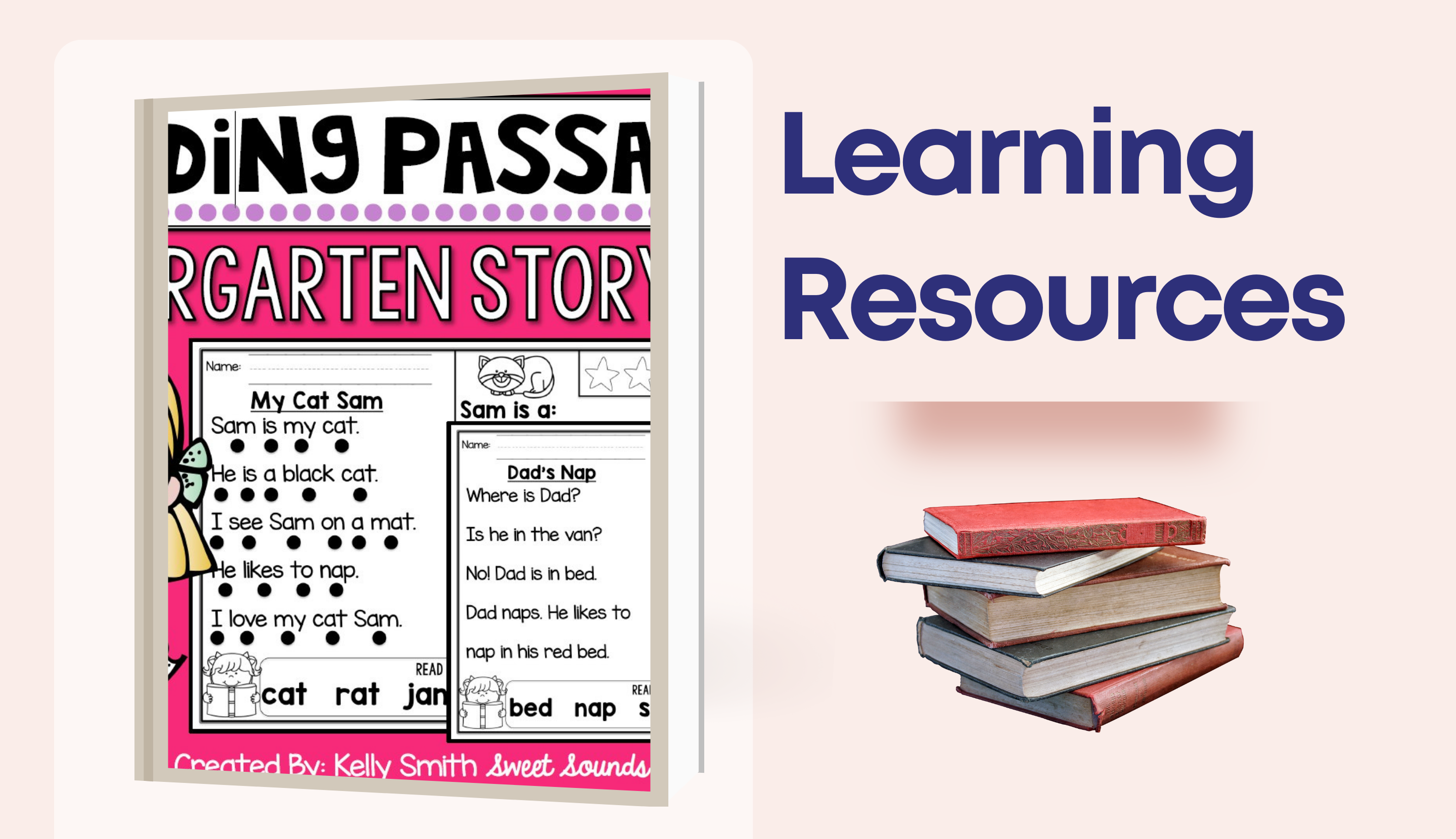 C038 - Reading Passages Kindergarten Story Mats