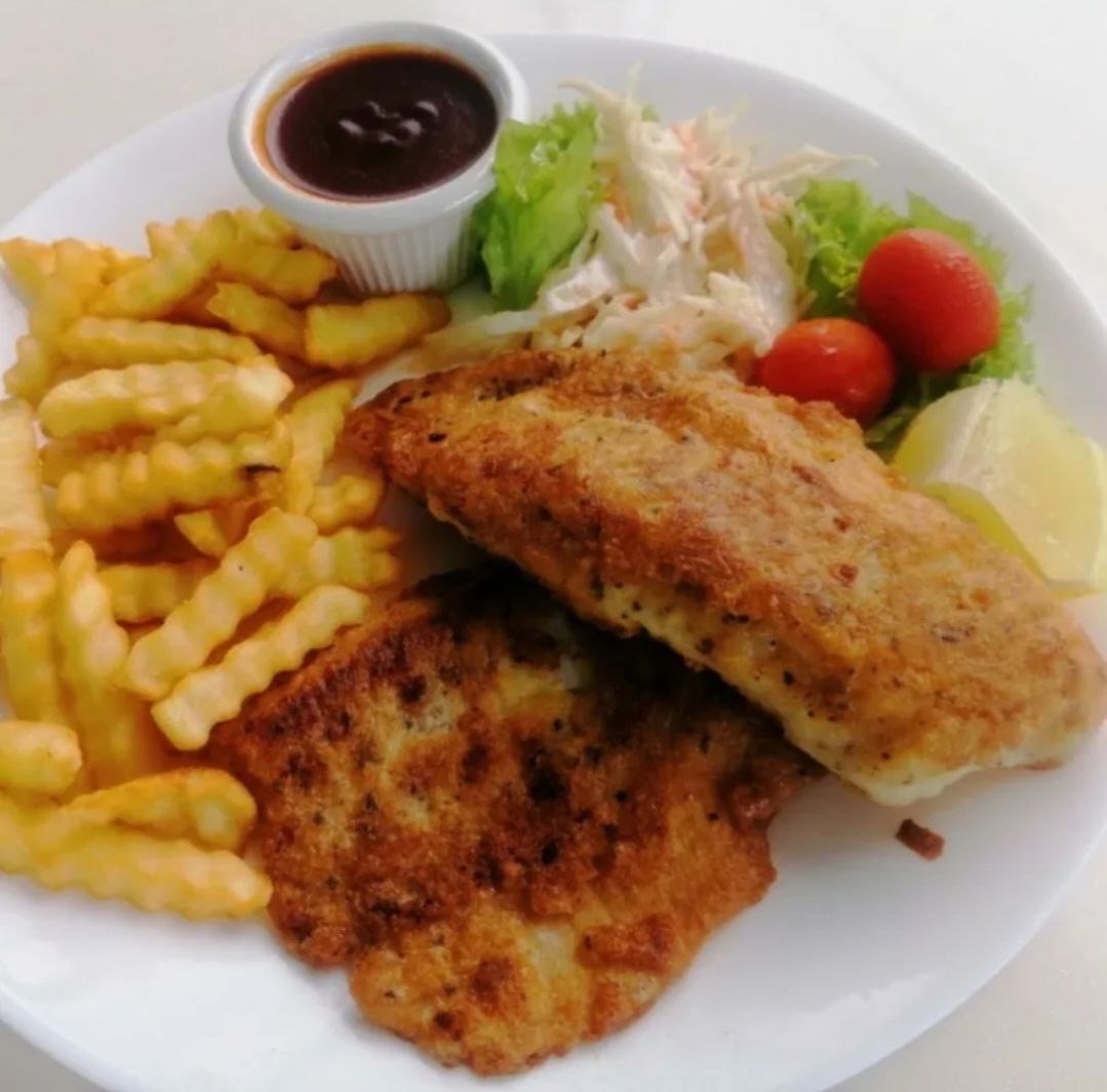 Grilled Fish with BBQ Sauce