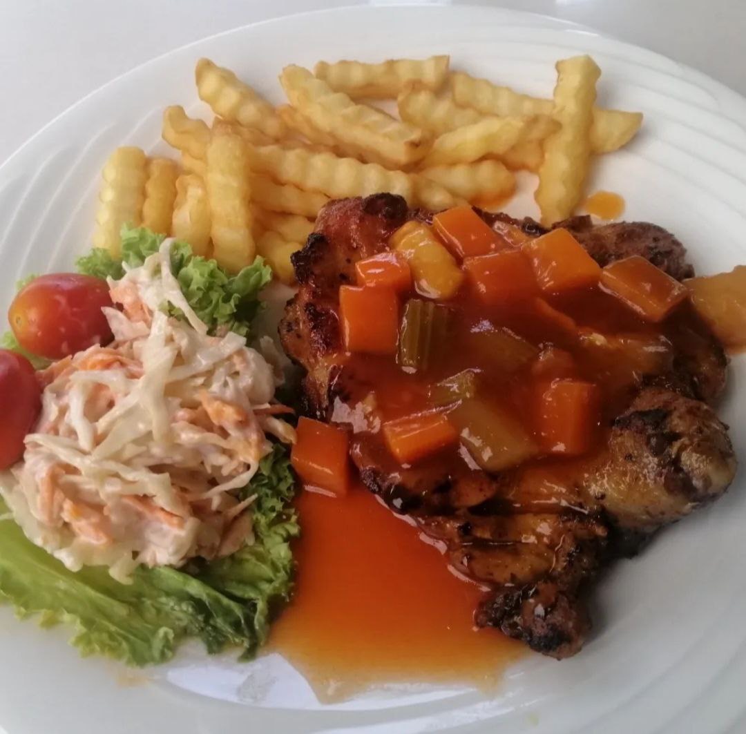 Grilled Chicken with Oriental Sauce